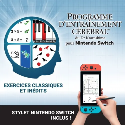 Illustration de Programme d’entraînement cérébral du Dr Kawashima pour Nintendo Switch