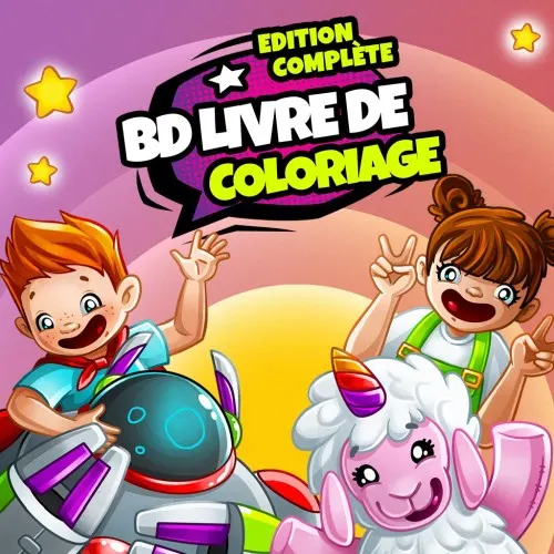 Illustration de BD Livre de Coloriage - Édition Complète