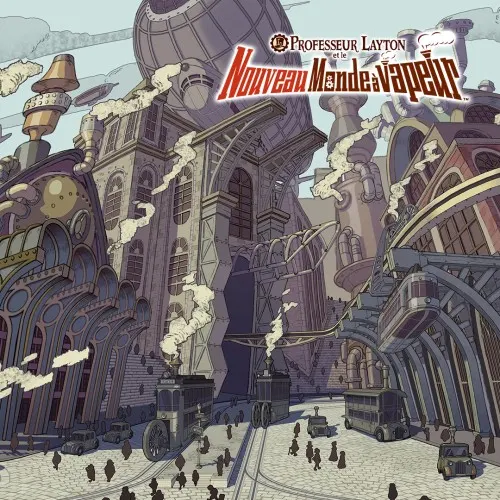 Illustration de Professeur Layton et le Nouveau Monde à vapeur