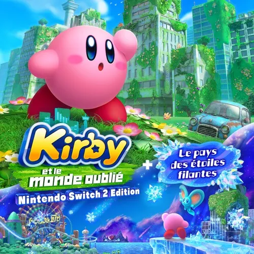 Illustration de Kirby et le monde oublié – Nintendo Switch 2 Edition + Le pays des étoiles filantes