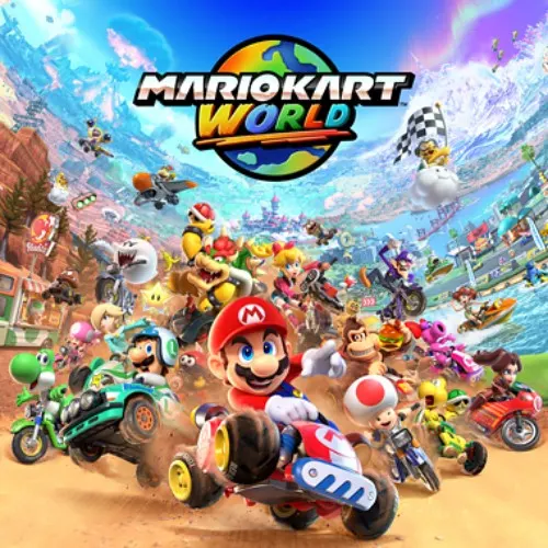 Illustration de Mario Kart World