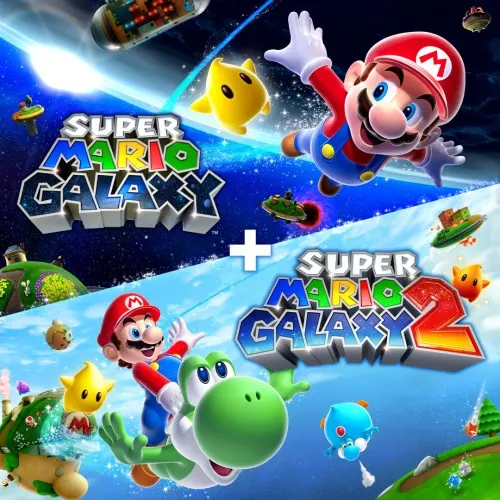 Illustration de Super Mario Galaxy + Super Mario Galaxy 2