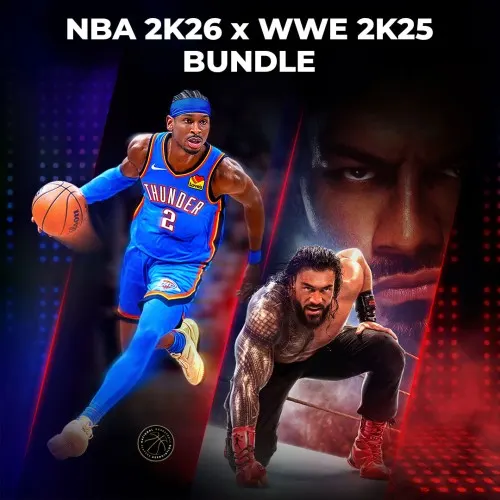 Illustration de Lot NBA 2K26 x WWE 2K25