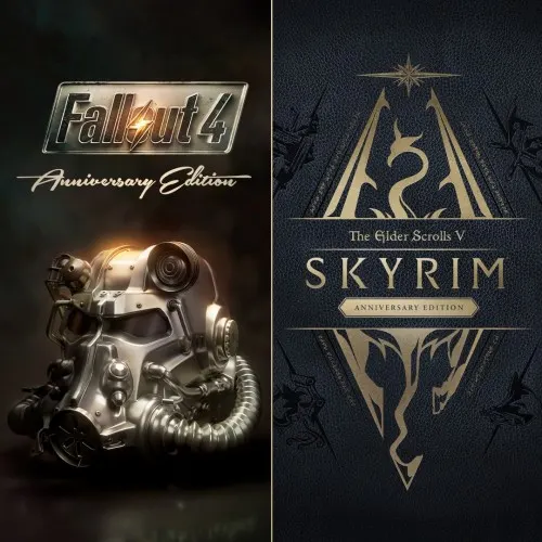 Illustration de The Elder Scrolls V: Skyrim Anniversary Edition + Fallout 4: Anniversary Edition Bundle
