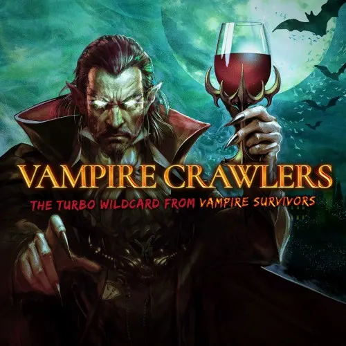 Illustration de Vampire Crawlers: The Turbo Wildcard from Vampire Survivors