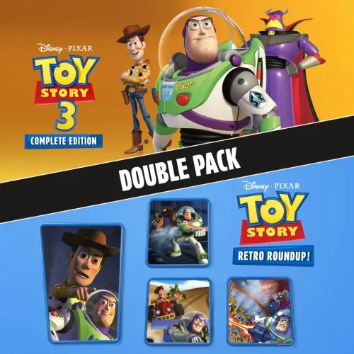 Illustration de Disney/Pixar Toy Story: Retro Roundup! + Toy Story 3 Complete Edition Double Pack